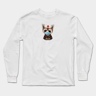 Cute Baby Red Panda Nurse Long Sleeve T-Shirt